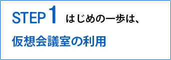 STEP1:仮想会議室の利用